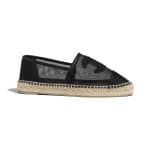 chanel-espadrilles-black-mesh 1