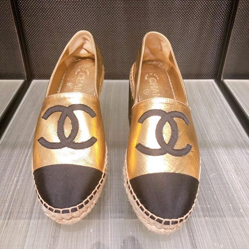 Chanel Espadrilles for Prefall 2019 with new Logo Slingback - Spotted ...