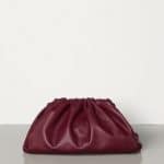 Bottega Veneta Pouch Clutch bag in Burgundy