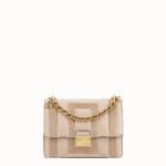 Fendi Beige Leather/Suede Kan U Small Bag