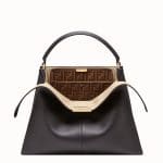 Fendi Black Peekaboo X-Lite Large Bag