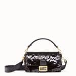 Fendi Black Sequin Baguette Bag