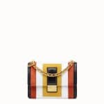 Fendi Multicolore Leather/Suede Kan U Bag