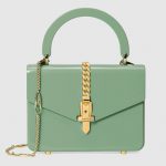 Gucci Sage Green Plexiglas Sylvie 1969 Mini Top Handle Bag-Sylvie-1969-Plexiglas-mini-top-handle-bag