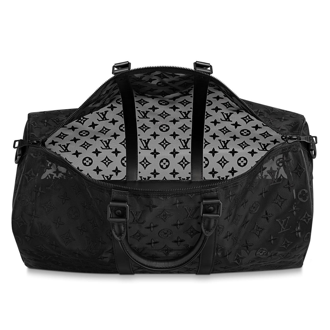 Louis Vuitton Keepall LED Monogram 50 Black