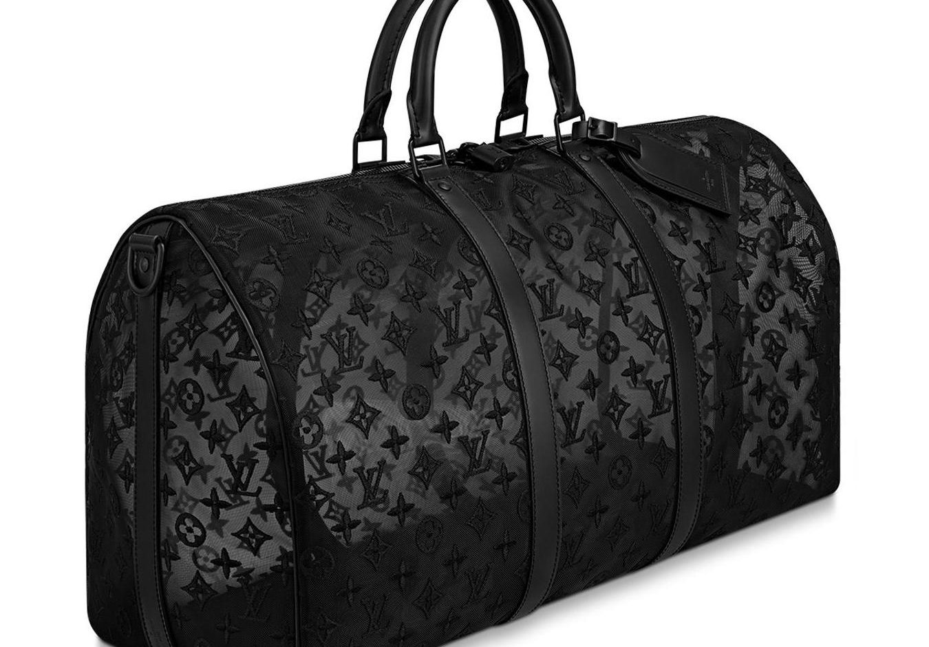 louis vuitton duffle bag see through