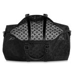 Louis Vuitton Black Monogram See Through Keepall Bandoulière 50 Bag 3