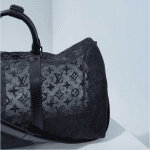 Louis Vuitton Black Monogram See Through Keepall Bandoulière 50 Bag 6