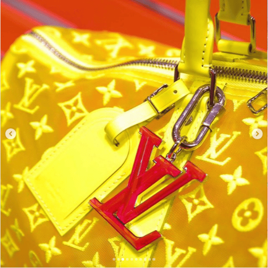 Louis Vuitton Keepall Bandouliere Bag Monogram See Through Mesh 50 at  1stDibs