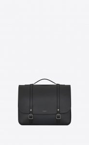 Saint Laurent Black Schoolbag Backpack Bag