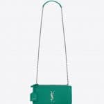 Saint Laurent Malachite Green Sunset Medium Bag