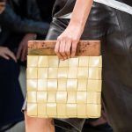 Bottega Veneta Beige Intrecciato Wooden Clutch Bag - Spring 2020