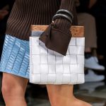 Bottega Veneta White Wooden Clutch - Spring 2020