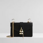 Chloe Aby Day Chain Bag - Shiny Black