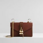 Chloe Aby Day Chain Bag - Shiny Brown