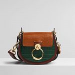 Chloe Tess Bag Tricolor Lizard Effect