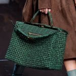 Fendi Dark Green Peekaboo Bag - Spring 2020