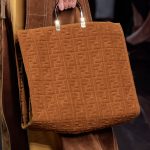 Fendi Monogram Terry Brown Tote Bag - Spring 2020