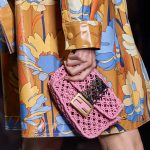 Fendi Pink Mini Baguette Clutch - Spring 2020