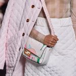 Fendi Pink Printed Baguette - Spring 2020