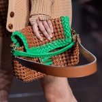 Fendi Plexi Baguette Green Woven Bag - Spring 2020