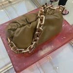 Bottega Veneta Camel Chain Pouch Shoulder Bag - Spring 2020