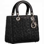 Dior Leather Embossed Lady Dior Bag