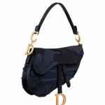 Dior Camouflage Saddle Bag - Navy