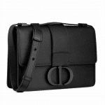 Dior Black Ultra Matte 30 Montaigne Bag