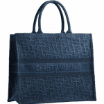 Dior Oblique Denim Book Tote Bag