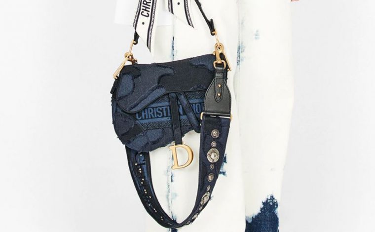 dior saddle bag with guitar strap