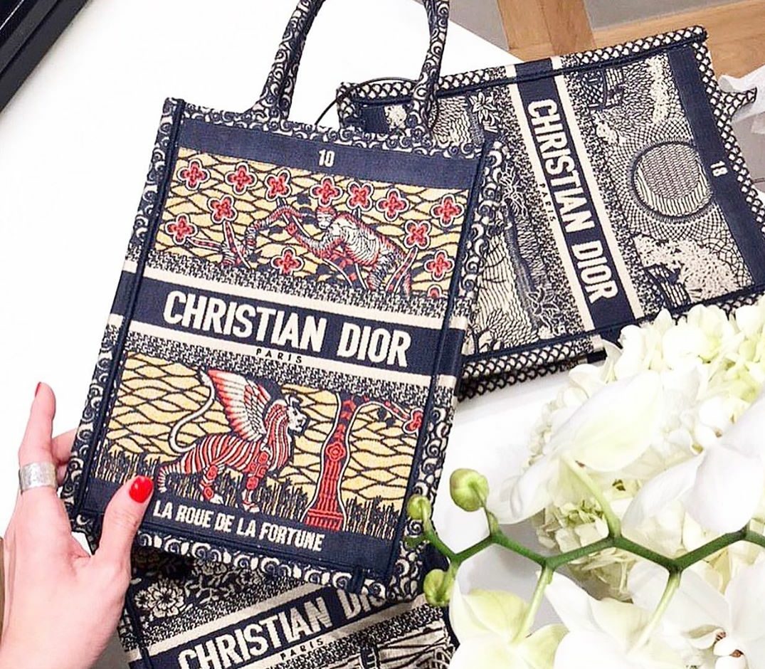 Dior Vertical Book Tote Bag for Cruise 2020 | Spotted Fashion