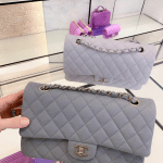 Chanel Classic Medium Flap Grey Bag - Cruise 2020