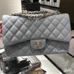 Chanel Classic Medium Flap Grey Bag - Cruise 2020