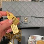 Chanel Classic Medium Flap Grey Bag - Cruise 2020