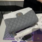 Chanel Cljassic Medium Flap Grey Bag - Cruise 2020