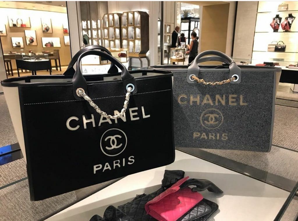 Chanel Wool Deauville Bag