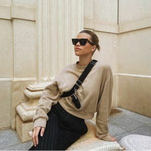 Sofia Richie wearing Prada Re-Edition 2005 Bag Instagram