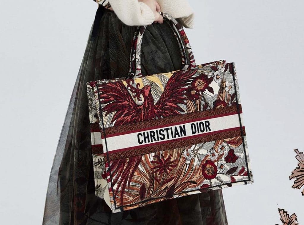 Dior Book Tote - Red Phoenix - Lunar New Year 2020