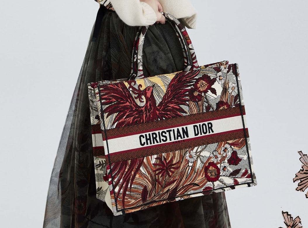 Dior phoenix top book tote