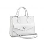 Louis Vuitton White Lock Me Tote Bag - Spring 2020