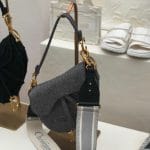 Dior Grey Oblique Saddle Bag