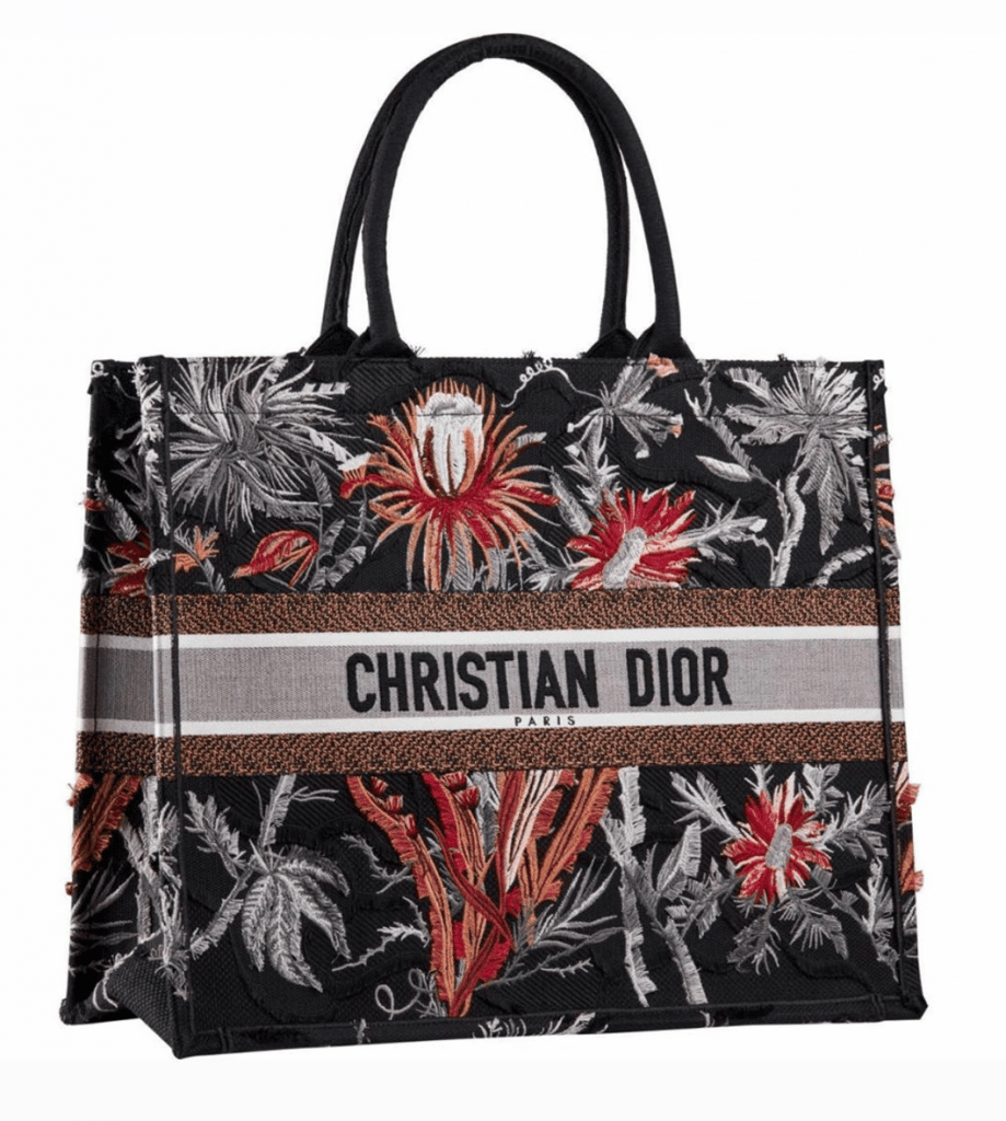 DIOR Black Cannage Leather Large Miss Flap Bag