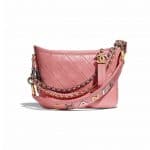 Chanel Pink Logo Small Gabrielle Bag