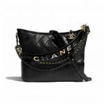 Chanel Large Black Logo Gabrielle Bag