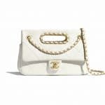 Chanel Shopping Handle Flap Bag