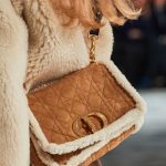 Dior 30 Montaigne Suede Shearling Bag - Fall 2020