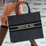 Dior Oblieque Logo Book Tote Velvet - Fall 2020