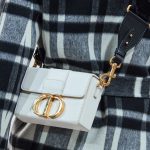 Dior White 30 Montaigne Box Flap - Fall 2020
