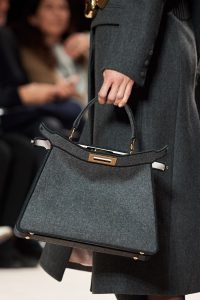 Fendi Wool Peekaboo Bag - Fall 2020